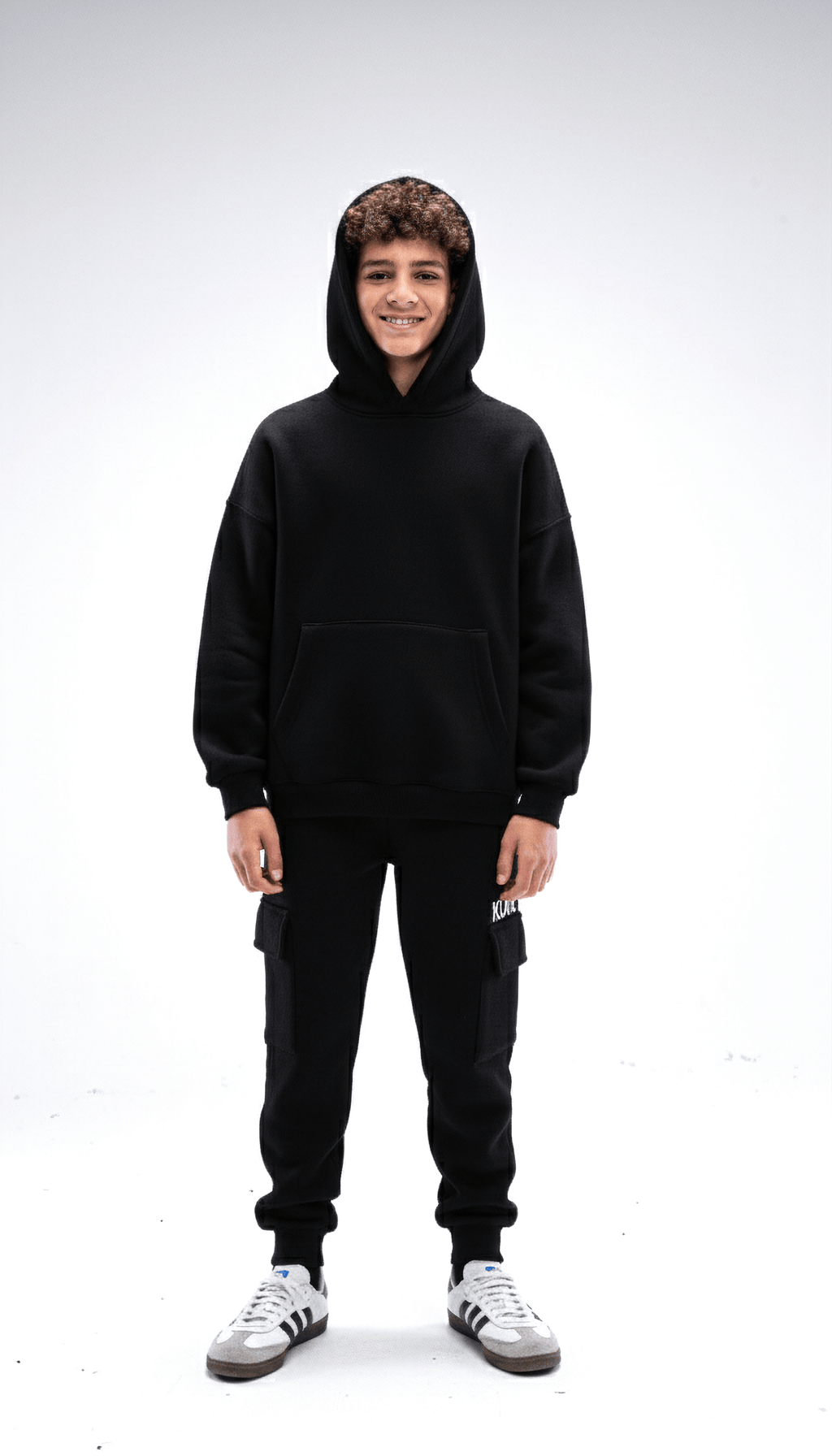 black CLO hoodie