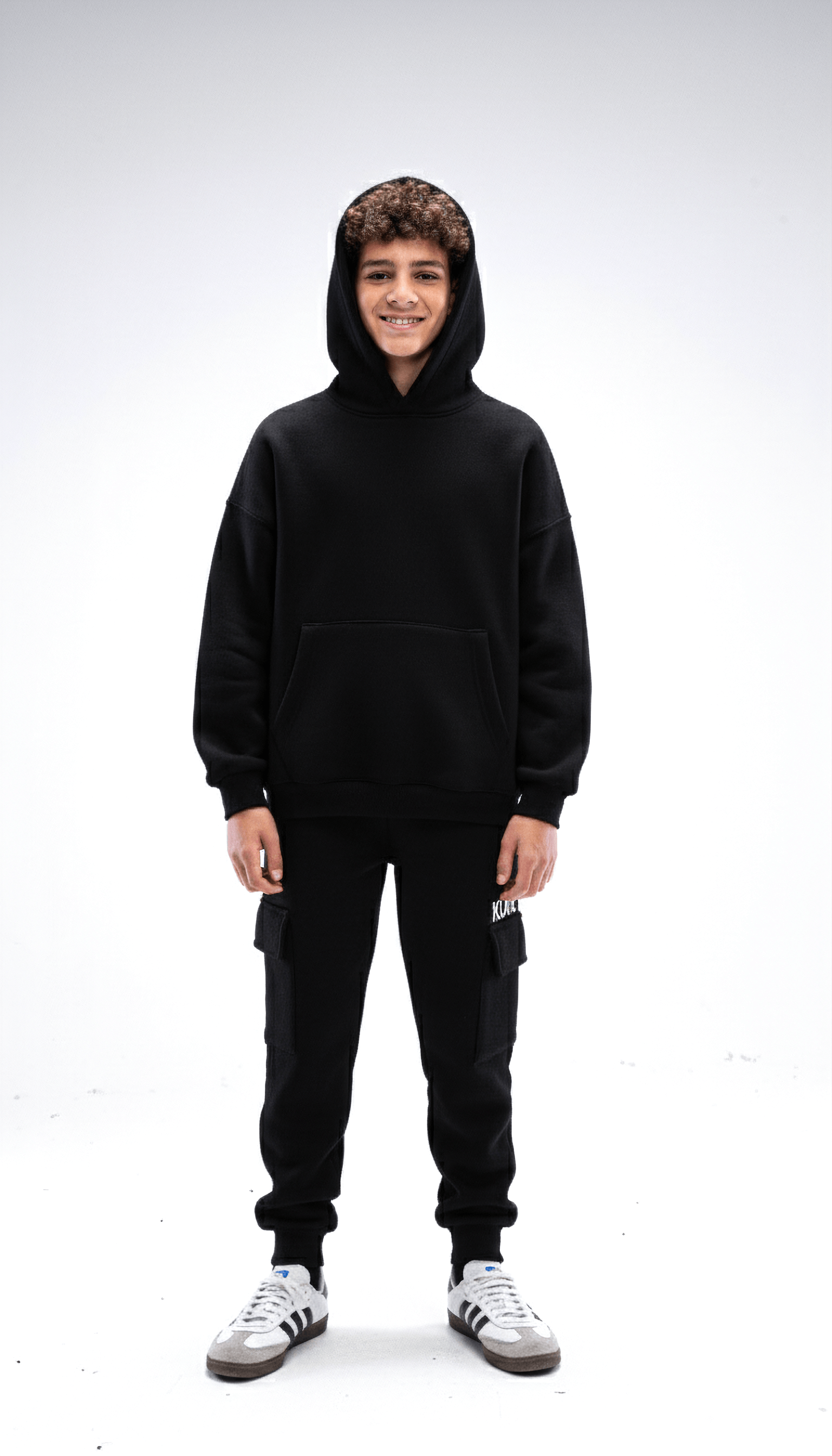 black CLO hoodie