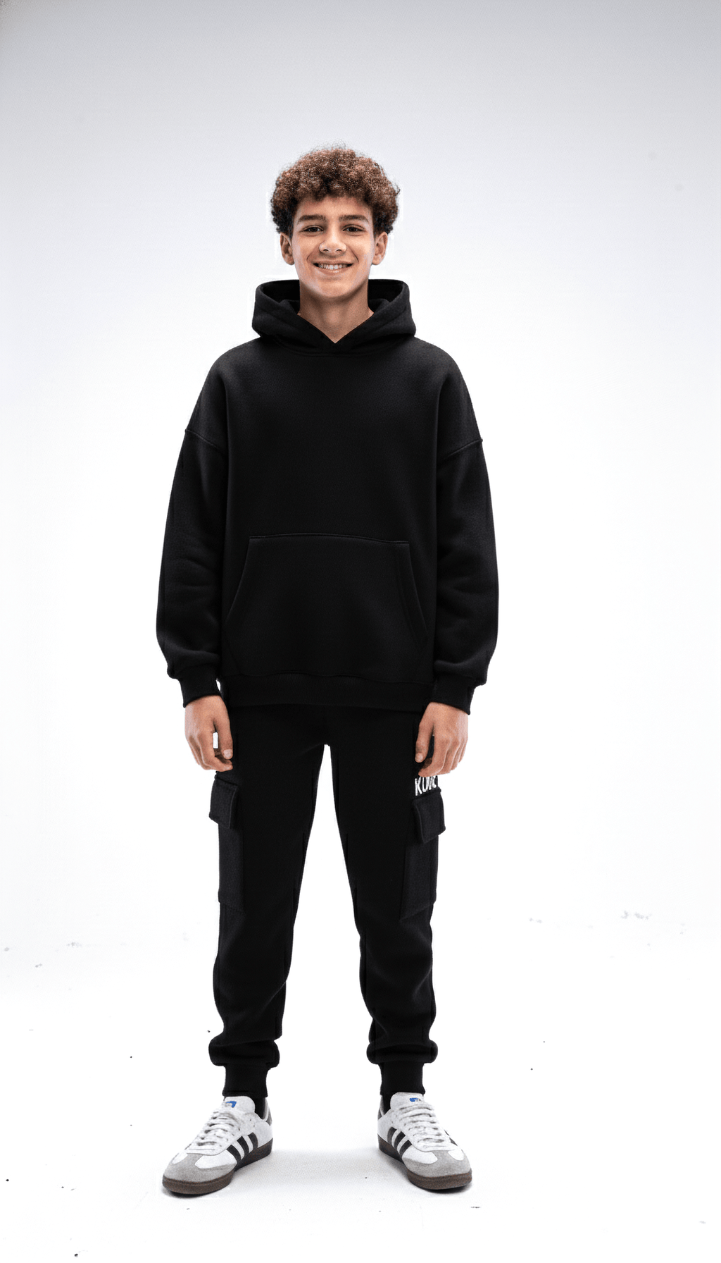 black CLO hoodie