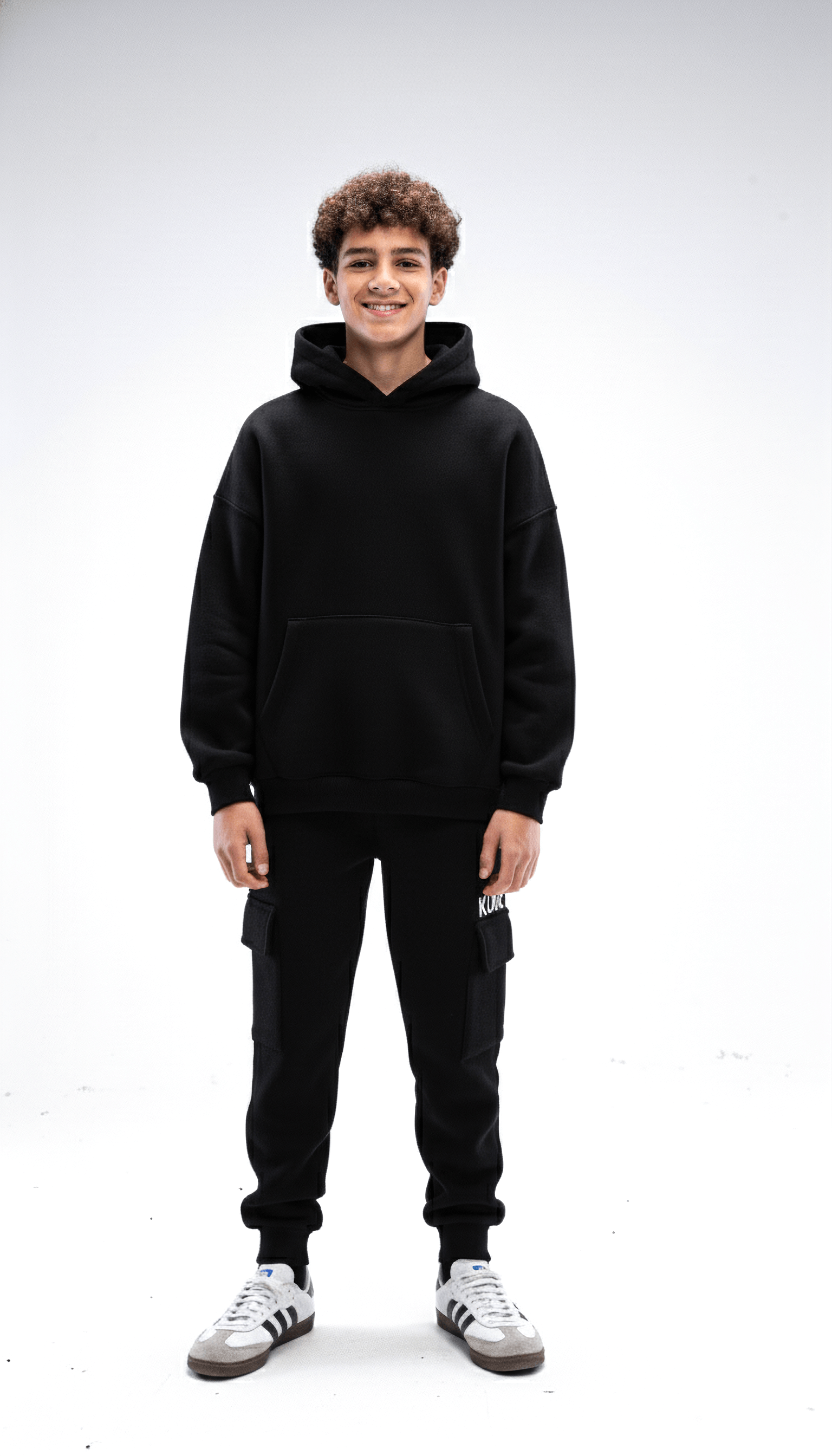 black CLO hoodie