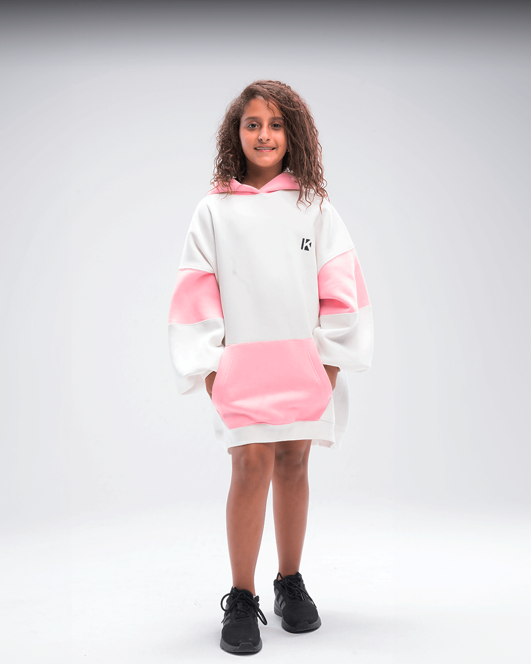 oversized white hoodie
