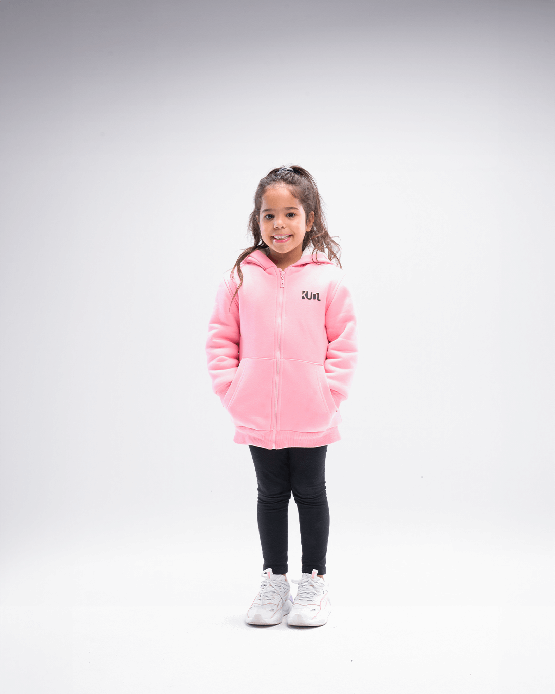 pink fleece zip up jacket